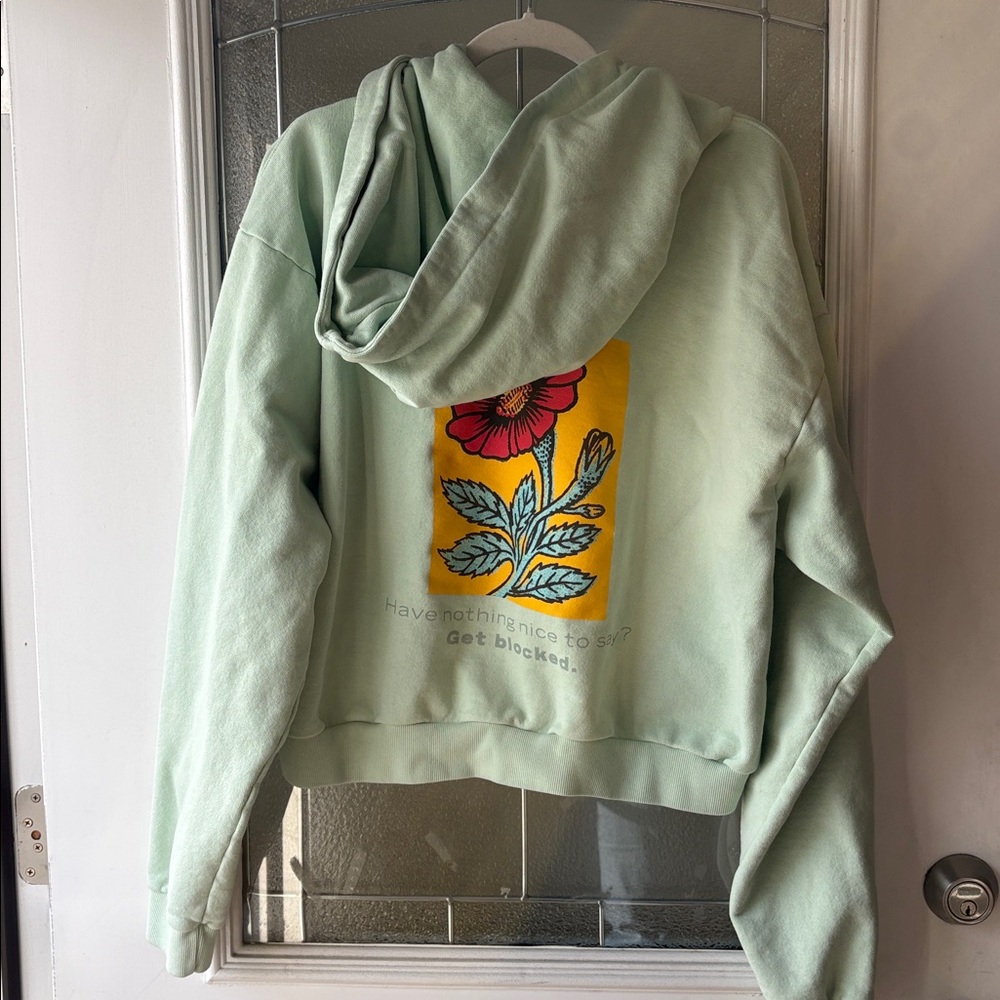 Boys Lie Light Green Hoodie Sweater - Picture 5 of 8